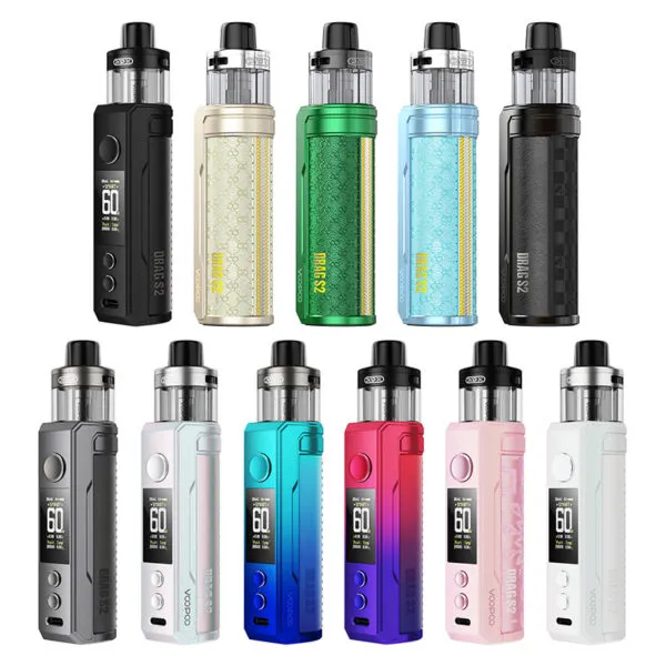 Voopoo Drag S2 60W Box Mod Kit with PnP X Cartridge DTL / MTL 2500mAh 5ml