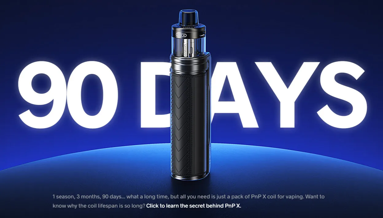 Voopoo Drag X2 80W Box Mod Kit with PnP X Cartridge DTL 5ml 7