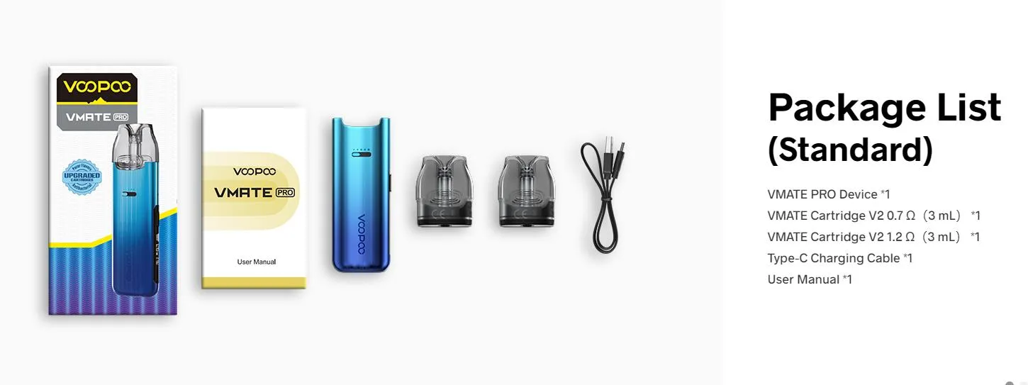 VOOPOO VMATE PRO 25W Pod System Kit 900mAh 3ml 4