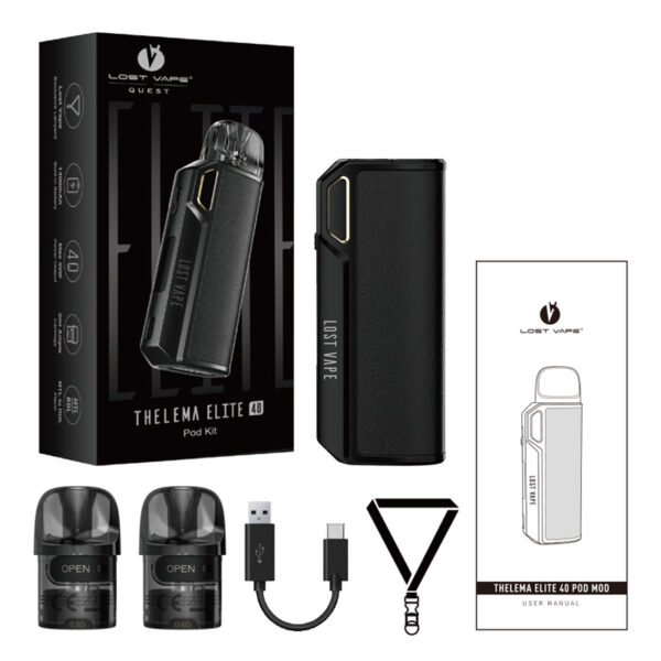 Lost Vape Thelema Elite 40 Pod System Kit 1400mAh 3ml - Image 4