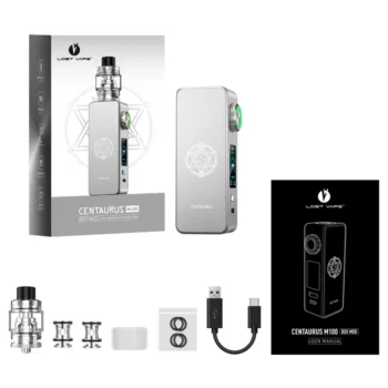 Lost Vape Centaurus M100 Box Mod Kit with Centaurus Sub Coo Tank Atomizer 4ml