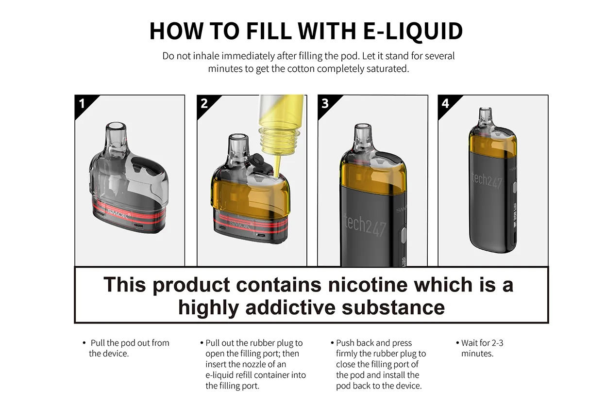SMOK Tech247 Pod System Kit 1800mAh 4ml 48