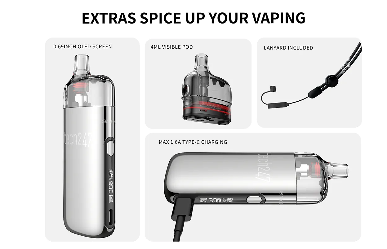 SMOK Tech247 Pod System Kit 1800mAh 4ml 40