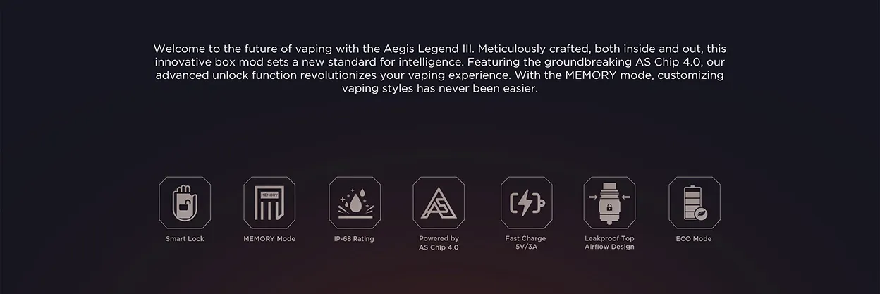 Geekvape L200 III (Aegis Legend 3) Mod Kit with Z Fli Tank Atomizer 5.5ml 3