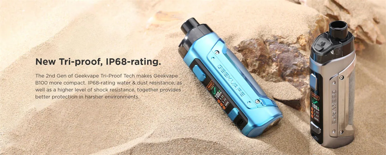 Geekvape B100 (Boost Pro 2) 18650 Pod Mod Kit 4.5ml, Auto Power Off if no Operation for 10 Minutes 4