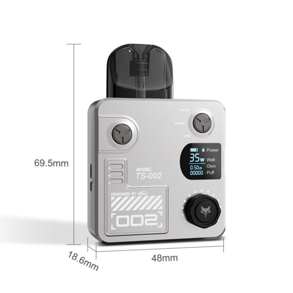Kumiho THOTH S Pod System Kit 1000mAh 2ml - Image 4
