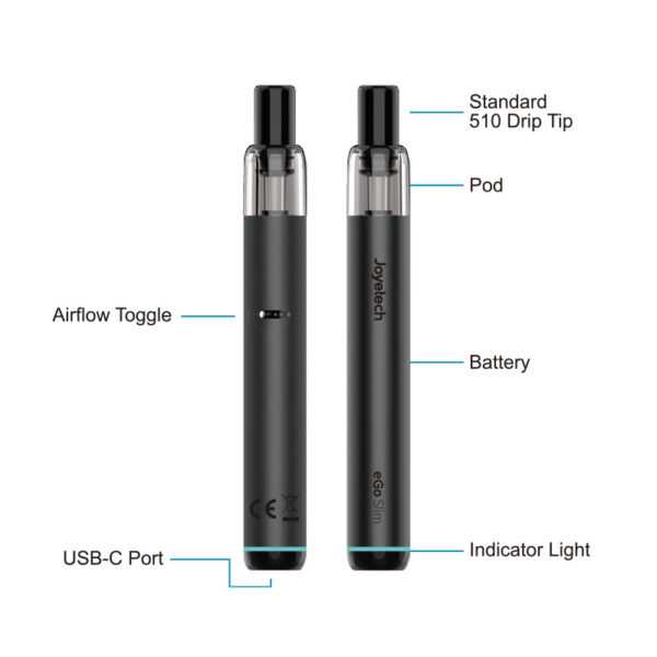 Joyetech eGo Slim Pod System Kit 800mAh 2ml - Image 3