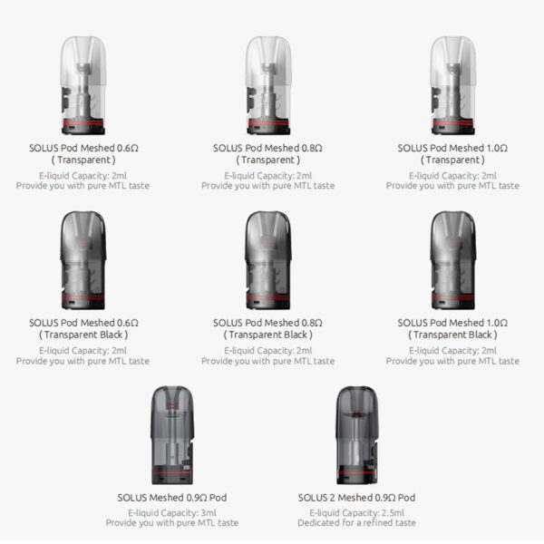 SMOK Solus GT Box Pod System Kit 1000mAh 2ml - Image 4