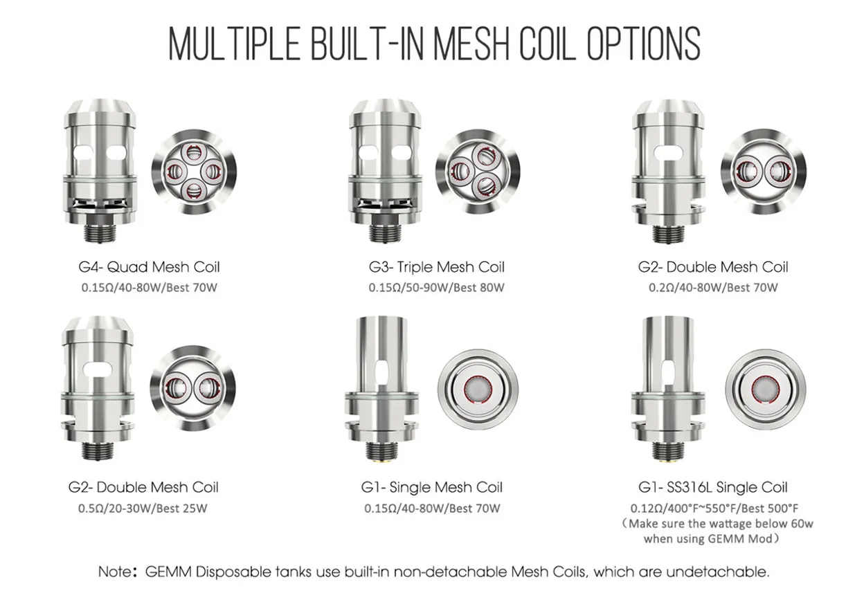 Freemax Gemm 80W Starter Kit 2900mAh 5ml 9