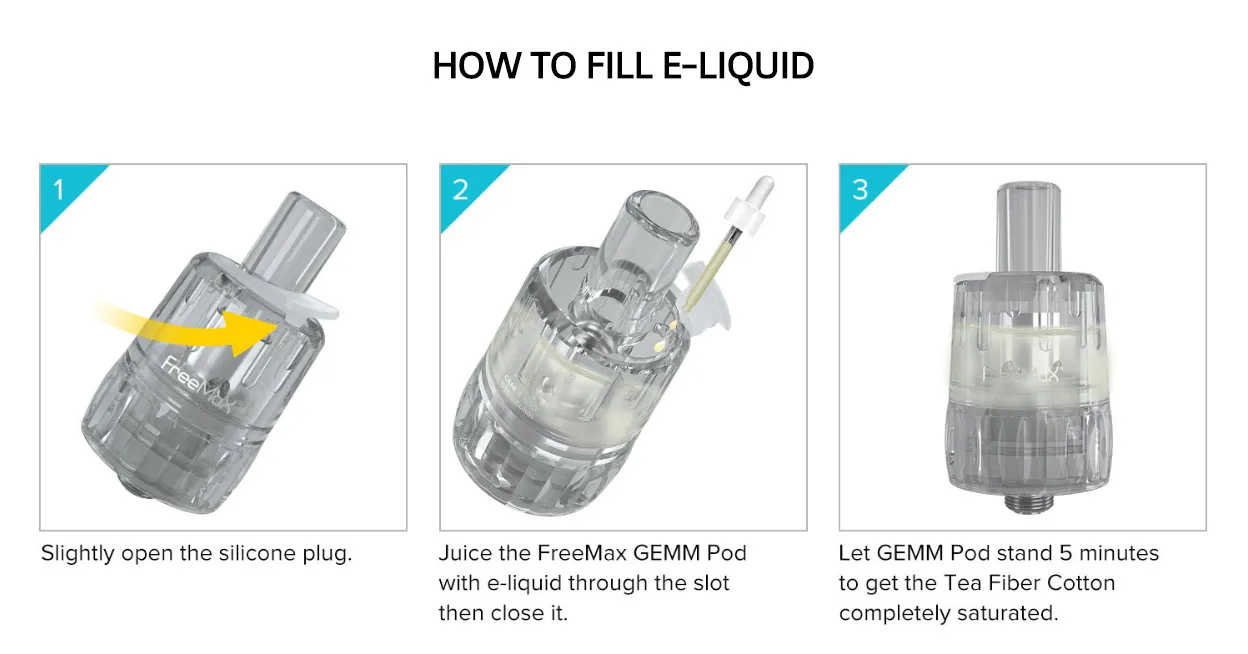 FreeMax Gemm 25W Pod Mod Kit 1300mAh 2ml 12