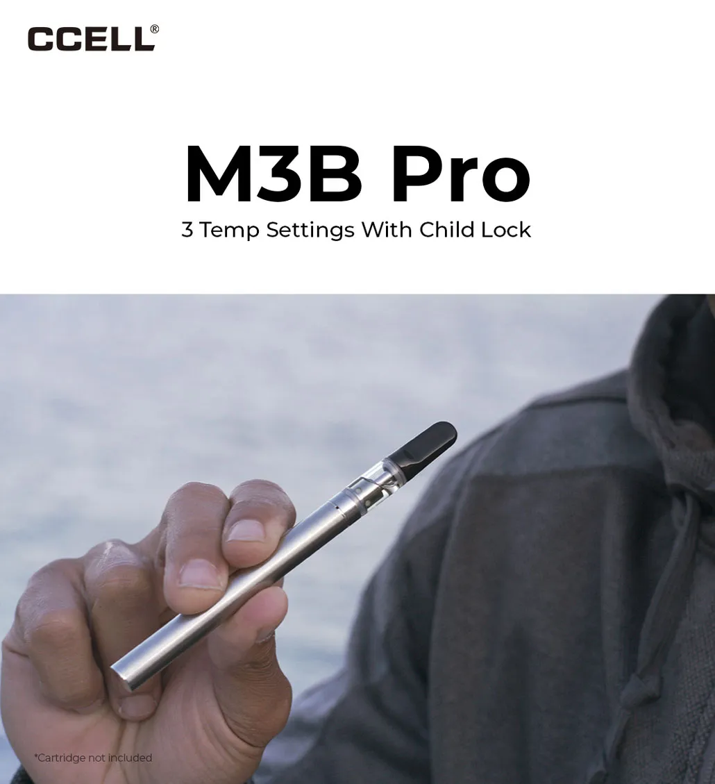 CCELL M3B Pro 510 Vaporizer Battery 350mAh 1