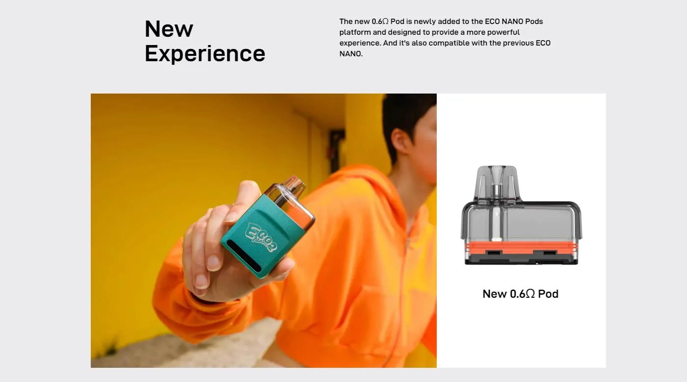 Vaporesso ECO Nano 2 Pod System Kit 1000mAh 6ml 6
