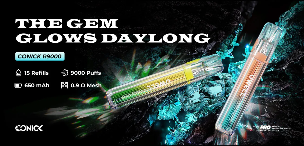 Uwell Conick R9000 Refillable Disposable Kit 650mAh 2ml 1