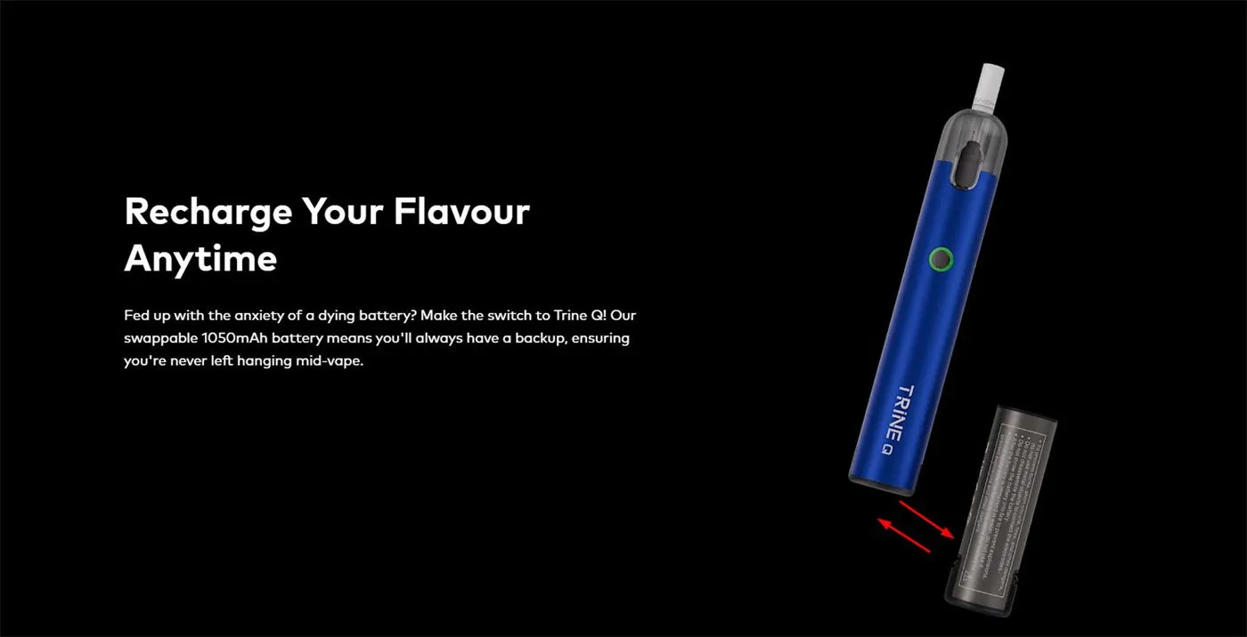 Innokin Trine Q Battery Replaceable Pod System Kit 1050mAh 3ml 3