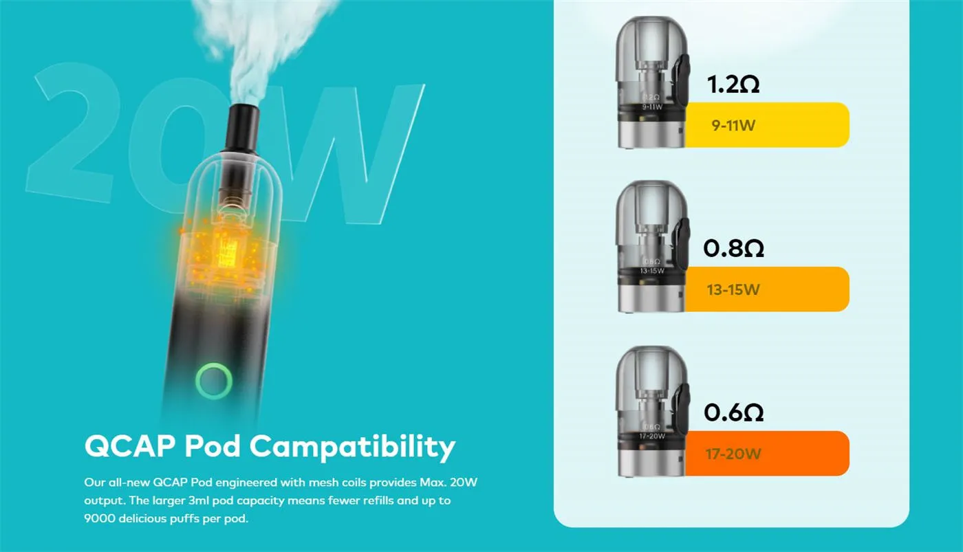 Innokin Trine Q Battery Replaceable Pod System Kit 1050mAh 3ml 6
