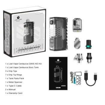 Lost Vape Centaurus G80s AIO Pod Mod Kit 5ml