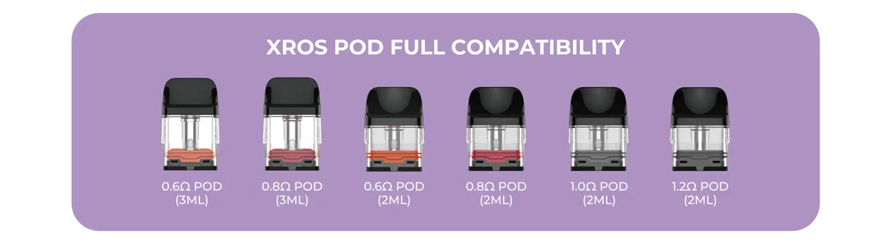 Vaporesso XROS 4 Nano Pod System Kit 1350mAh 3ml 3