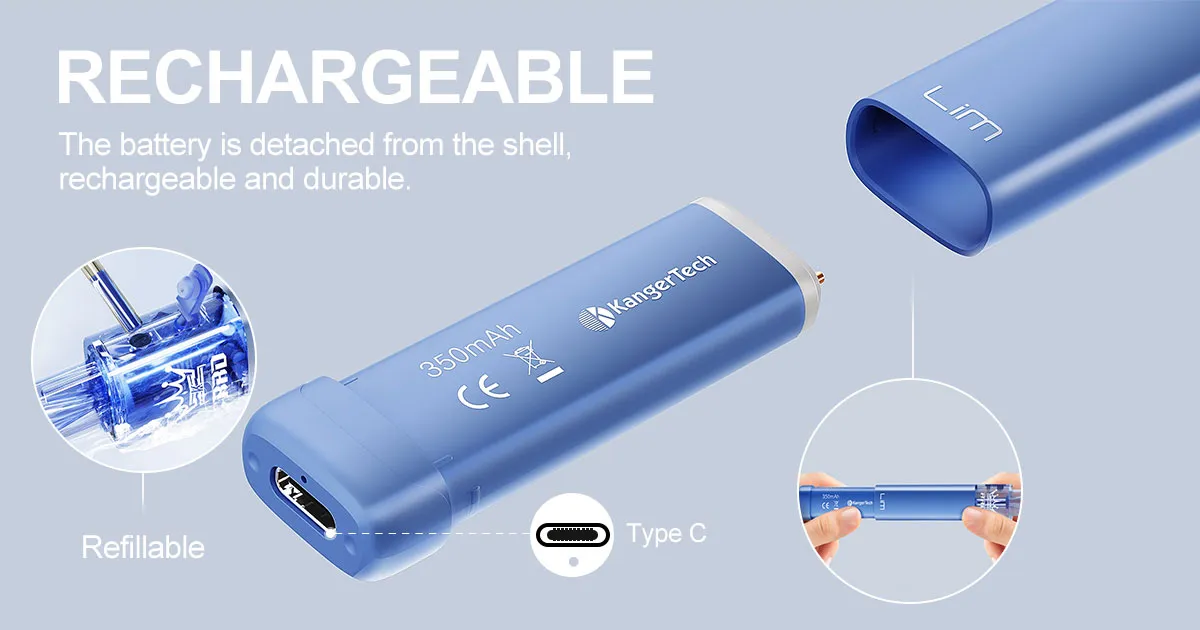KangerTech Lim Pod System Kit 350mAh 2ml 2