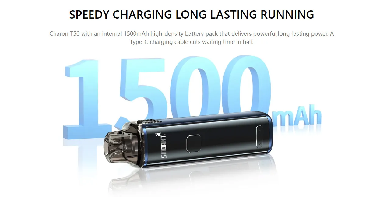 Smoant Charon T50 Pod Mod Kit 1500mAh 4ml 10