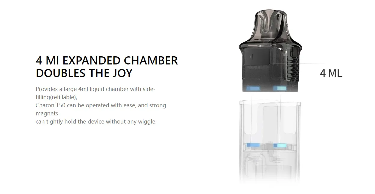 Smoant Charon T50 Pod Mod Kit 1500mAh 4ml 5
