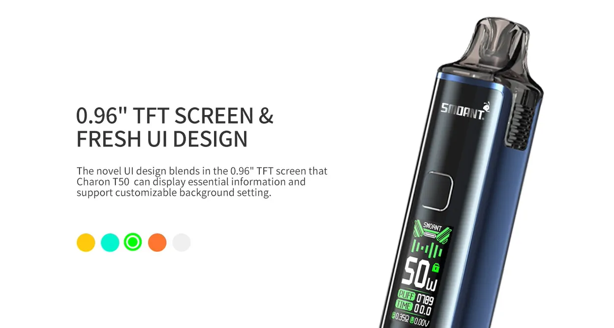 Smoant Charon T50 Pod Mod Kit 1500mAh 4ml 6