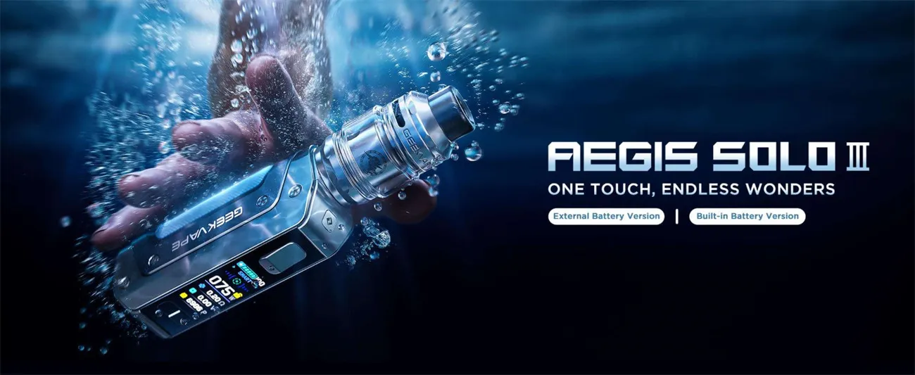 Geekvape Aegis Solo 3 (S100) Mod Kit with Z Subohm 2021 Tank 3000mAh 5.5ml 1