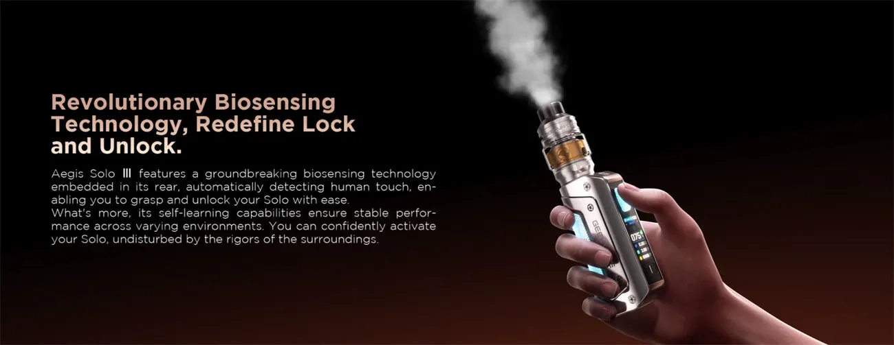 Geekvape Aegis Solo 3 (S100) Mod Kit with Z Subohm 2021 Tank 3000mAh 5.5ml 4