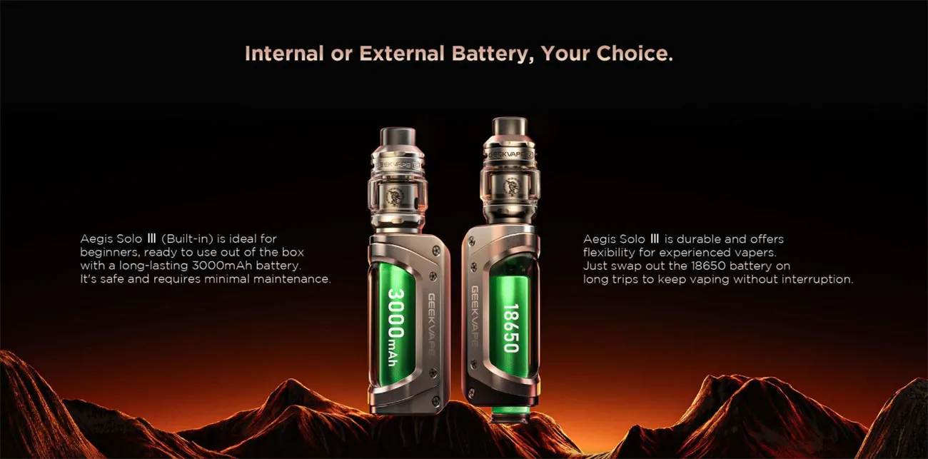 Geekvape Aegis Solo 3 (S100) Mod Kit with Z Subohm 2021 Tank 3000mAh 5.5ml 6