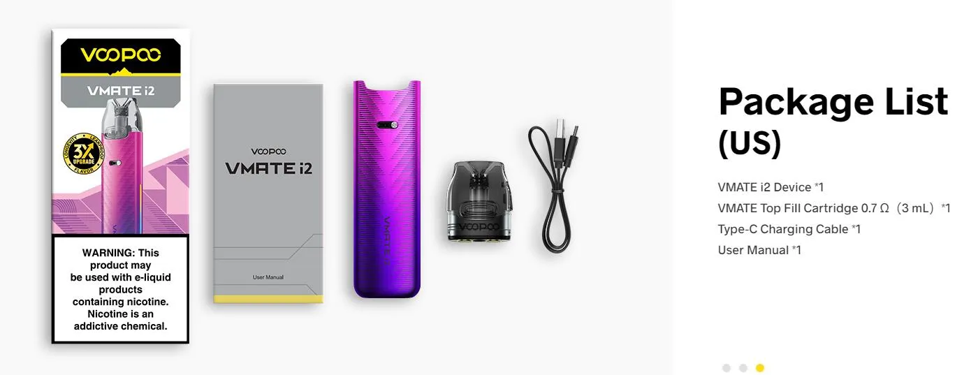 VOOPOO VMATE i2 Pod System Kit 1500mAh 3ml 13