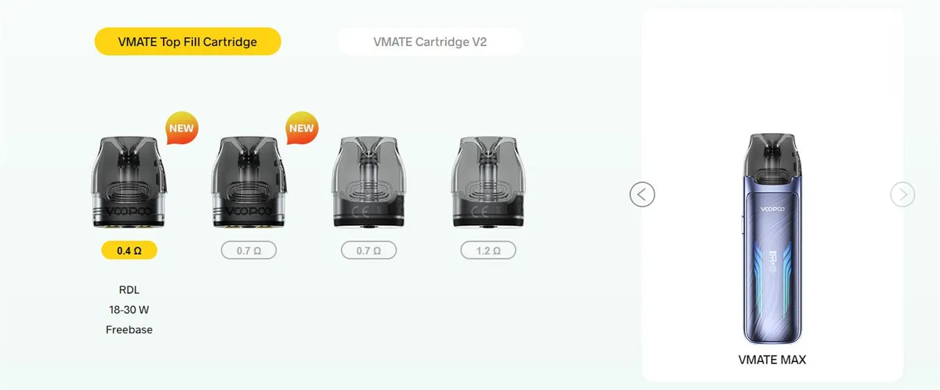 VOOPOO VMATE PRO Power Edition Kit 900mAh 3ml,Auto Power Off if no Operation for 10 Minutes 5