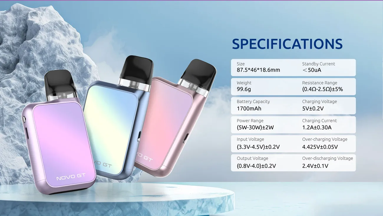 Smok Novo GT Box Pod System Kit 1700mAh 2ml 8