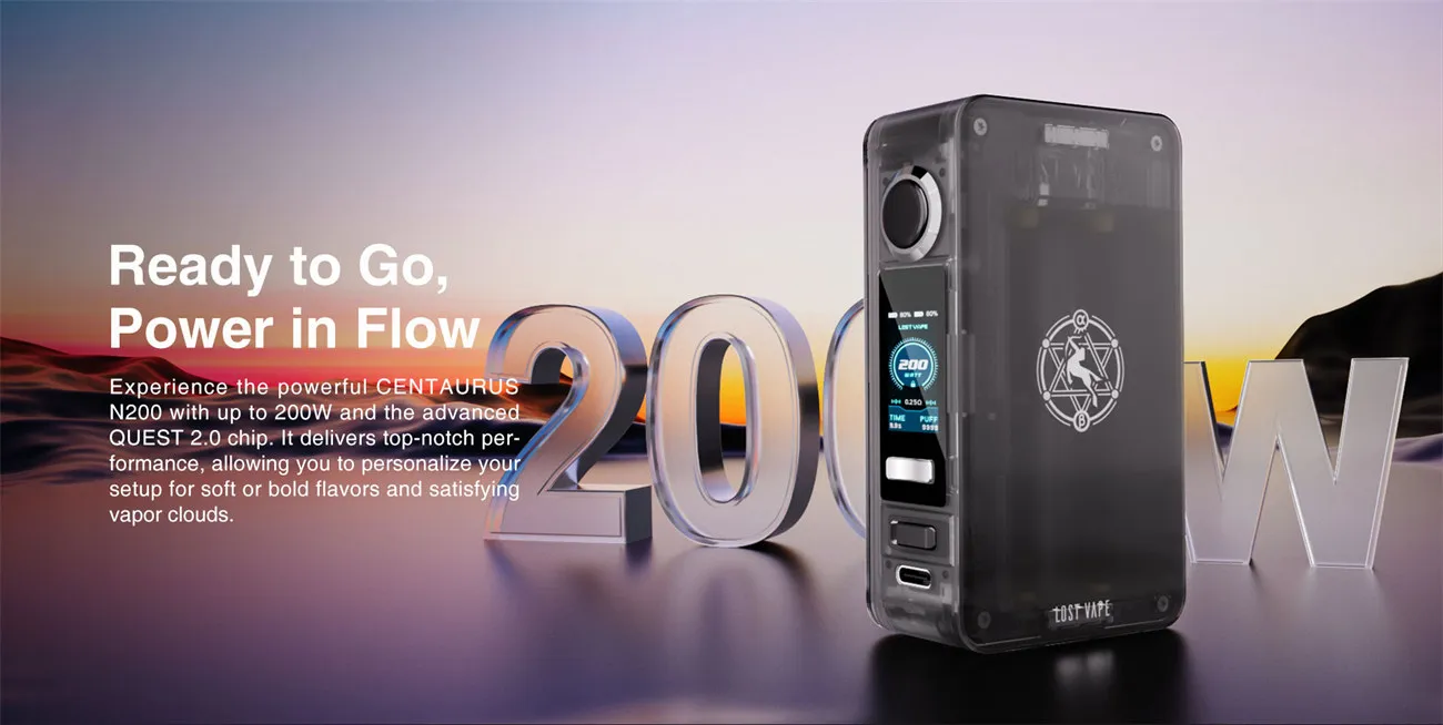 Lost Vape Centaurus N200 Box Mod 200W 5