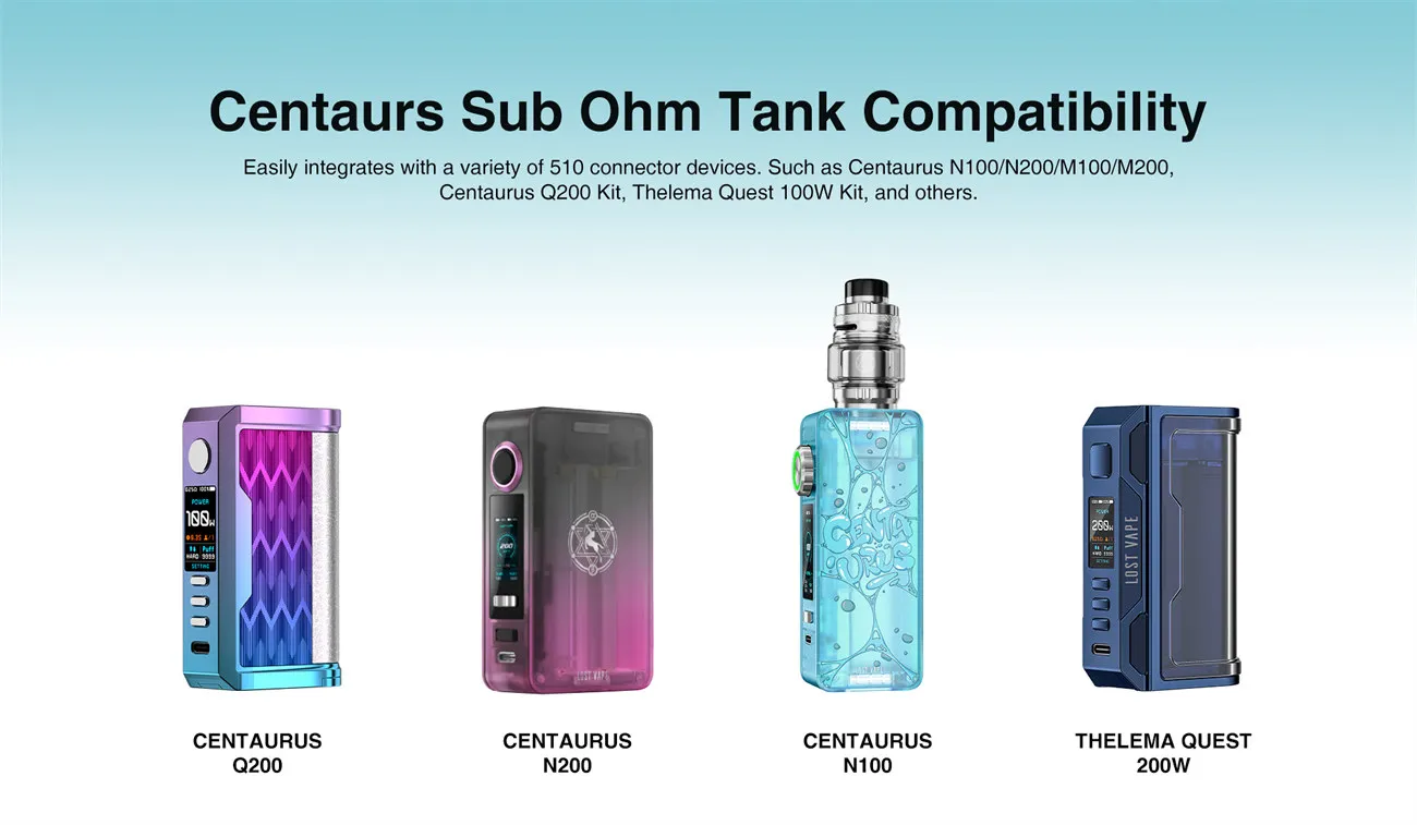 Lost Vape Centaurus N100 Box Mod 100W 7
