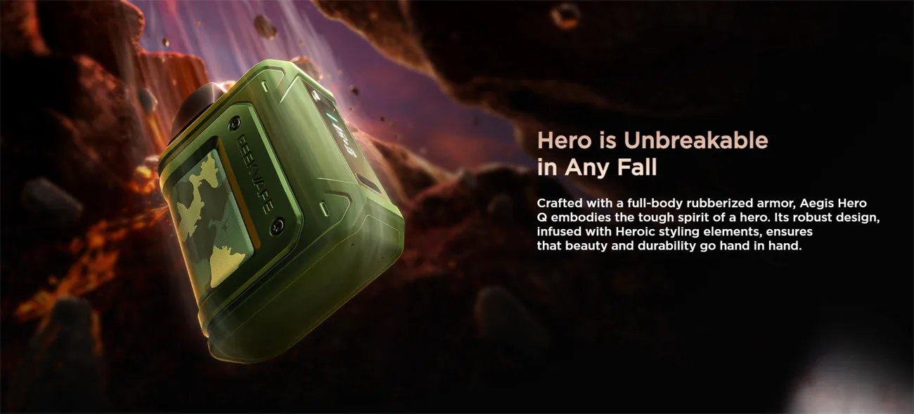 Geekvape Aegis Hero Q Pod Kit 1300mAh (Max 30W) 2ml 3