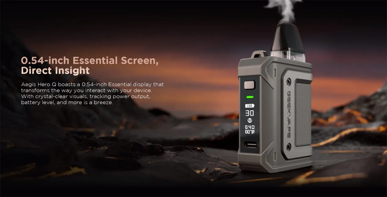 Geekvape Aegis Hero Q Pod Kit 1300mAh (Max 30W) 2ml 6