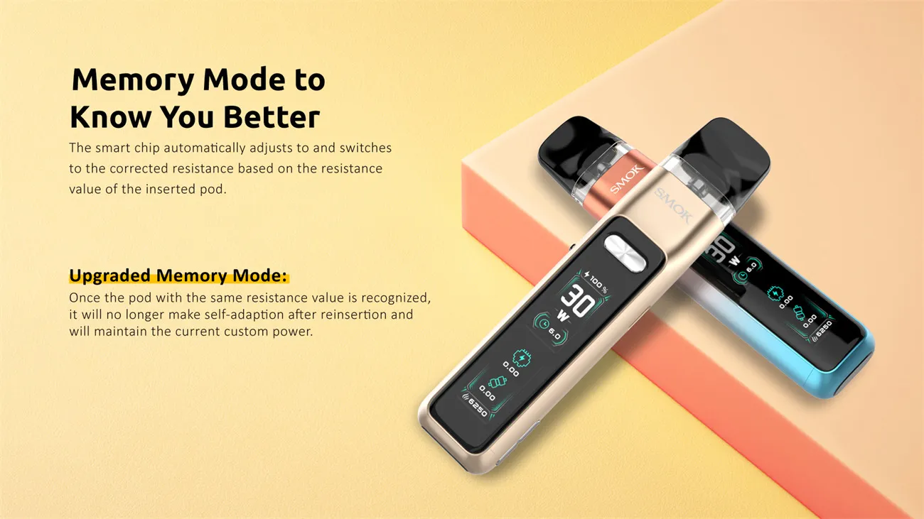 SMOK Novo GT Pod System Kit 1300mAh (Max 30W) 2ml 9