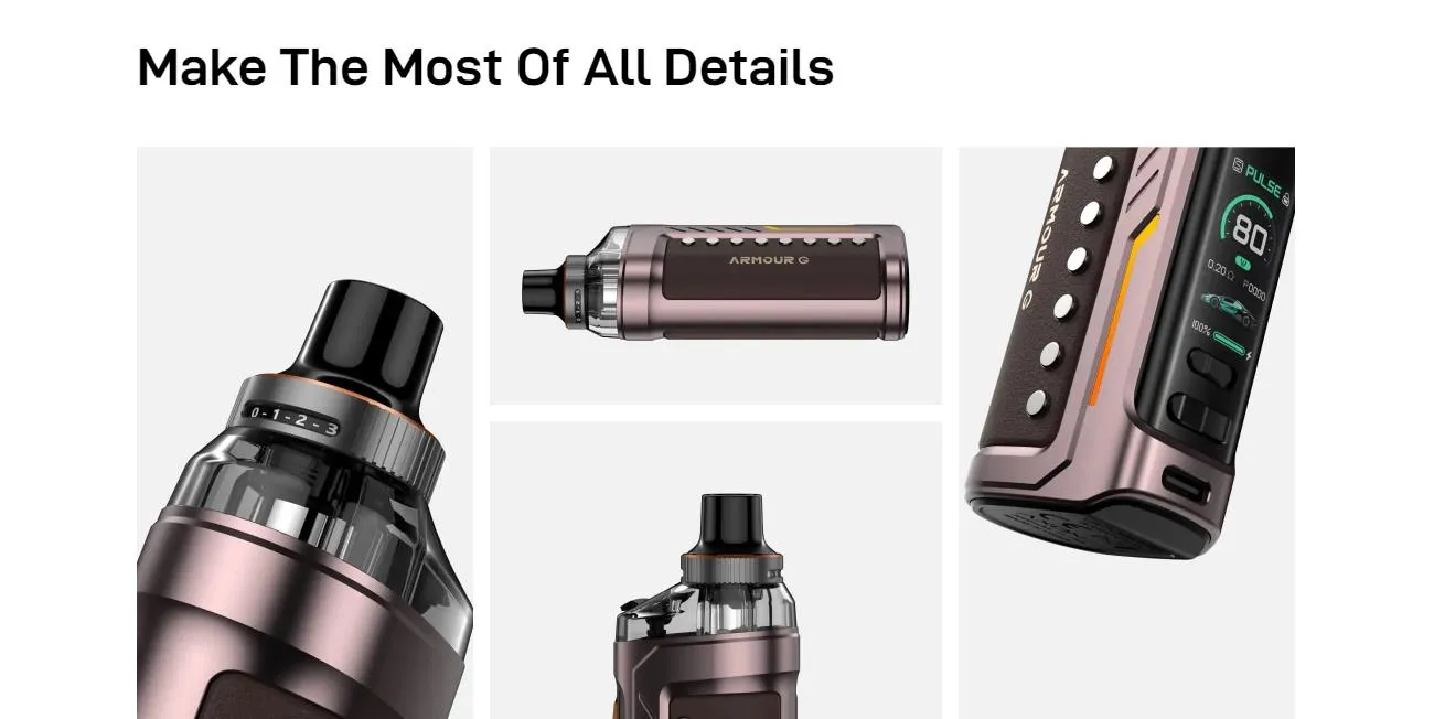 Vaporesso Armour G Pod Mod Kit 3000mAh (Max 80W) 5ml 14