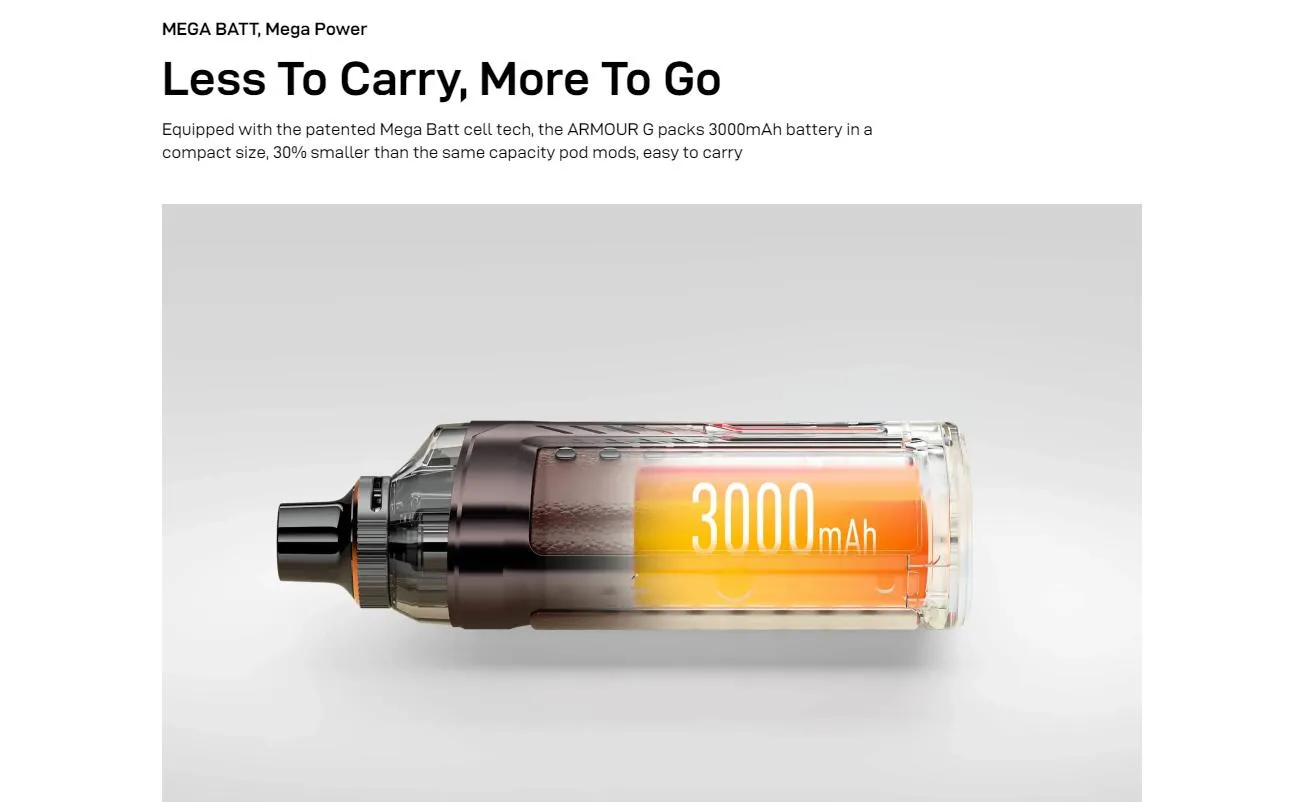 Vaporesso Armour G Pod Mod Kit 3000mAh (Max 80W) 5ml 5