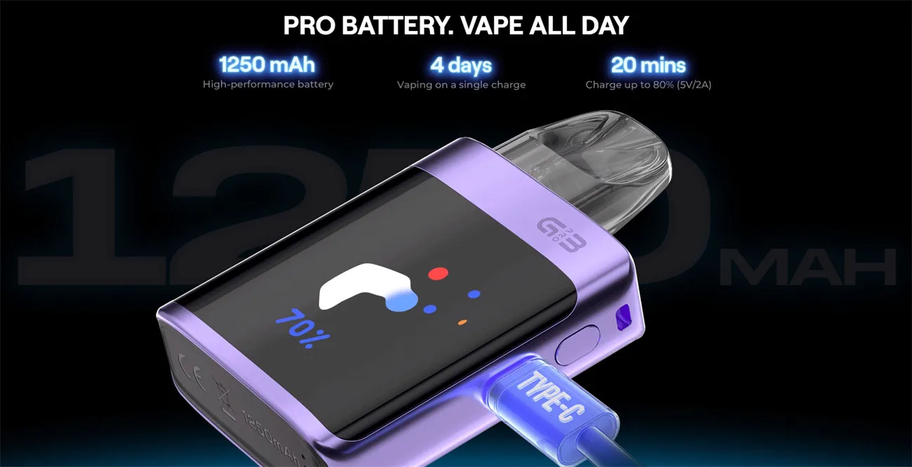 Uwell Caliburn G3 Pro KOKO Pod System Kit 1250mAh 3ml 8