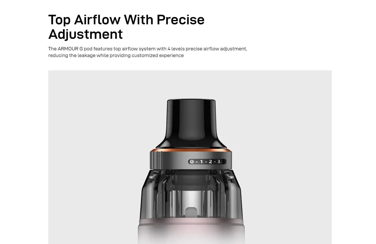 Vaporesso ARMOUR G Series Empty Pod Cartridge 5ml (2pcs/pack) 2