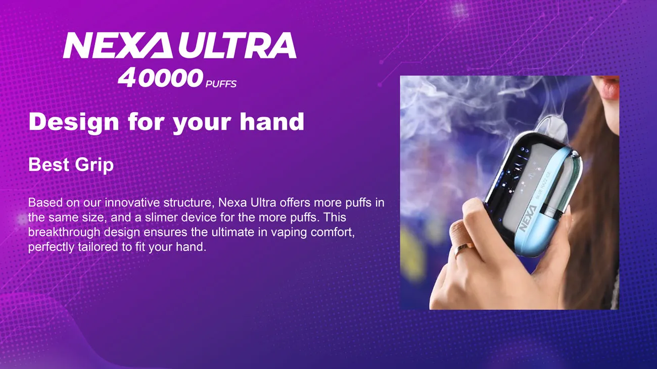 Nexa Ultra Disposable Vape Kit 800mAh 20ml (40000 Puffs) 6