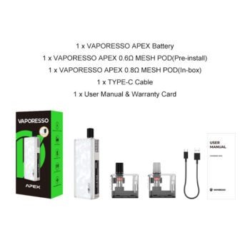 Vaporesso APEX Pod System Kit 2000mAh 5ml (Max 30W)
