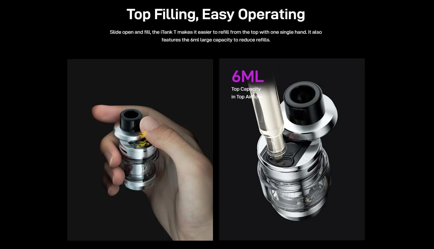 Vaporesso Armour S 100W Mod Kit with iTank T Atomizer 6ml 11