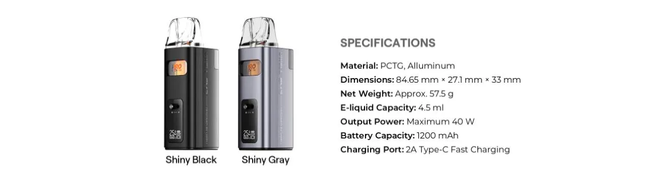 Uwell EM2 Pod System Kit 1200mAh 40W 4.5ml 18