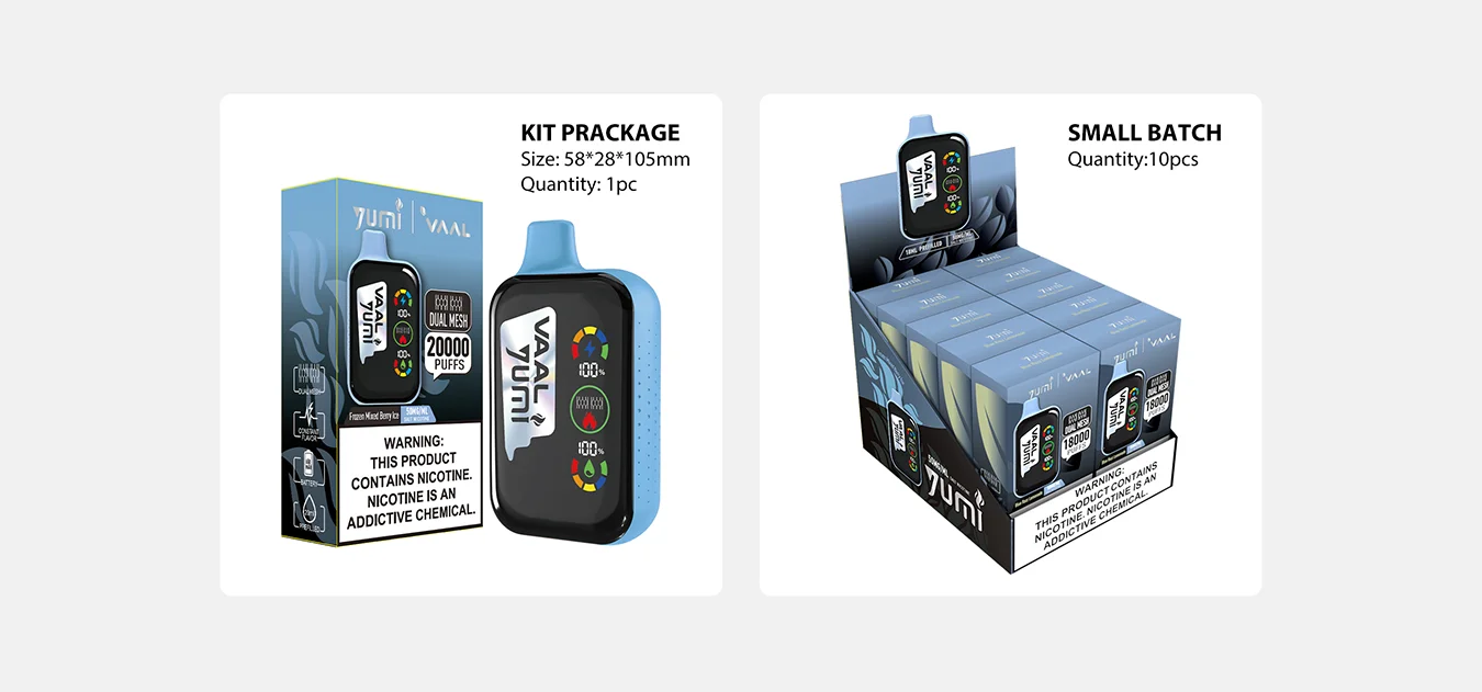 YUMI & VAAL Mega 20000 Disposable Vape Kit 650mAh 11