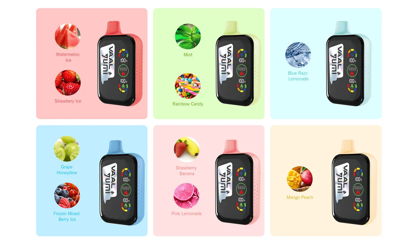 YUMI & VAAL Mega 20000 Disposable Vape Kit 650mAh 9