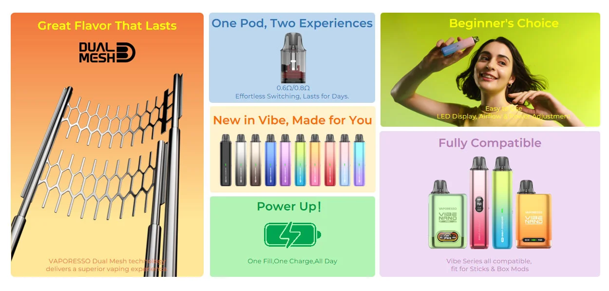 Vaporesso Vibe SE Pod System 1100mAh 4.5ml 4