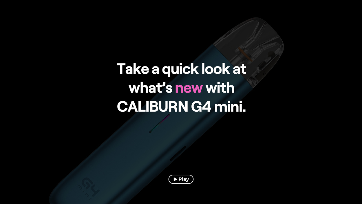 Uwell Caliburn G4 Mini Pod System Kit 1100mAh 3ml (Max 35W) 7