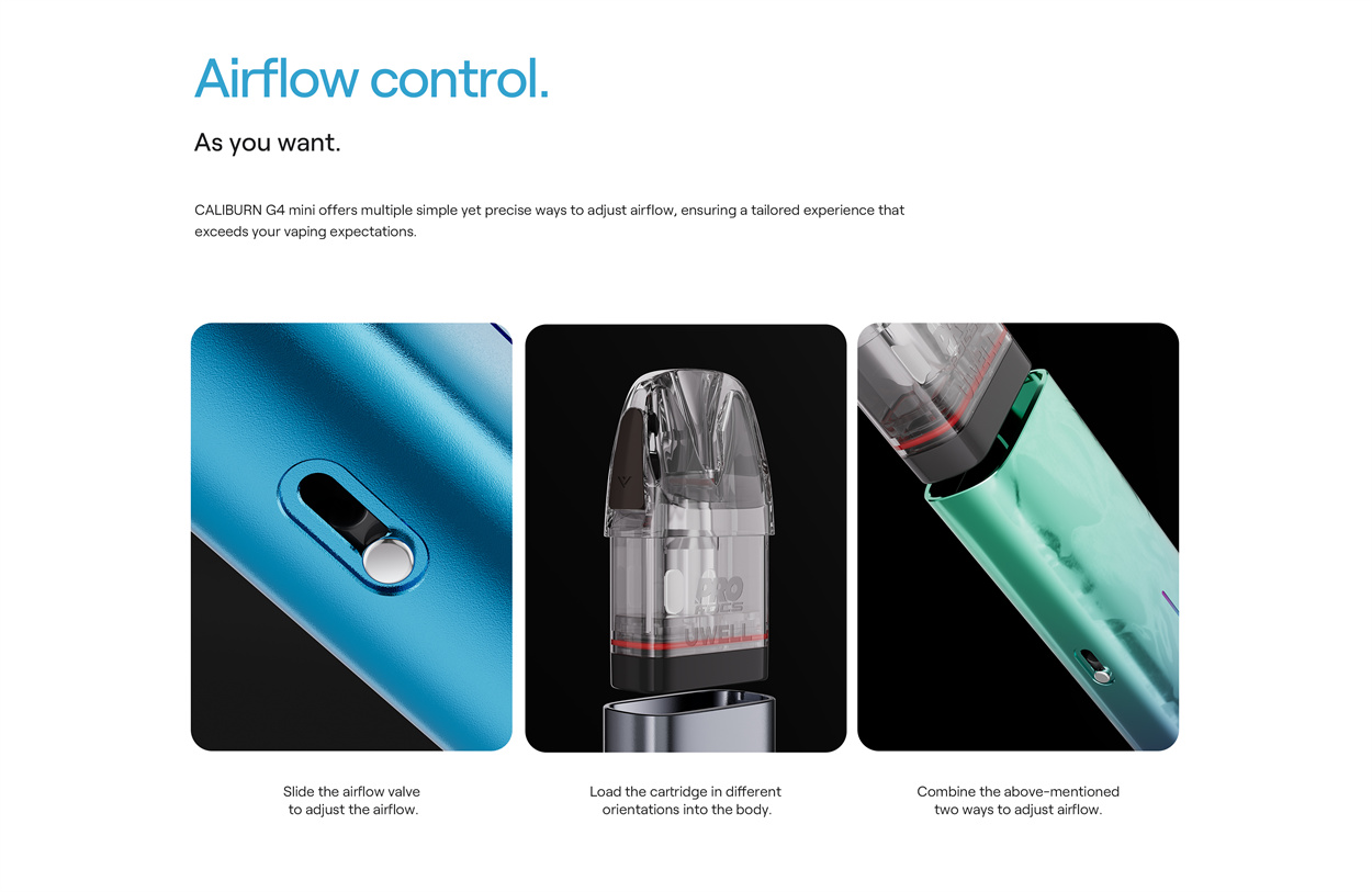 Uwell Caliburn G4 Mini Pod System Kit 1100mAh 3ml (Max 35W) 10