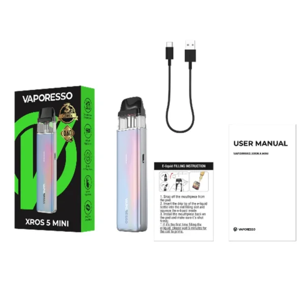 Vaporesso XROS 5 MINI Pod System Kit 1500mAh 3ml - 画像 (3)